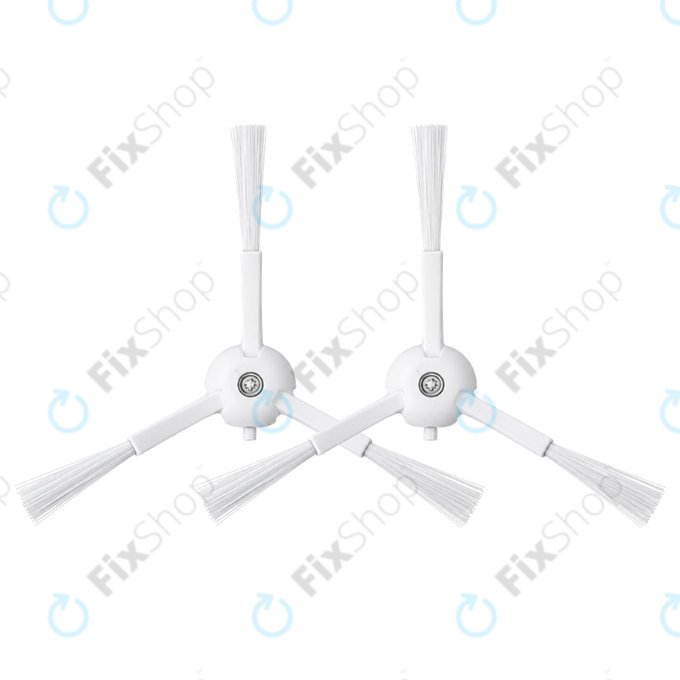 Perie laterală, 2 buc., Albă pentru Roborock S8 MaxV Ultra, S8 Max Ultra
