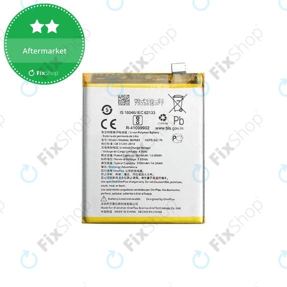 OnePlus 6T, OnePlus 7 - Baterie BLP685 3700mAh