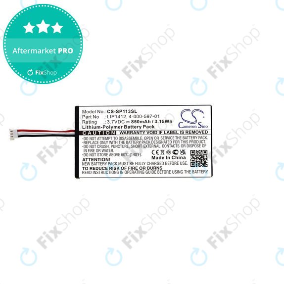 Baterie pentru PSP, 850mAh, Li-Pol, 3.7V, LIP1412, HQ