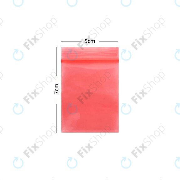 Pungi Antistatice ESD (Red) - 5x7cm 100buc