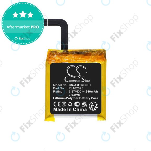 Baterie pentru Amazfit GTS3, 240mAh, Li-Pol, 3.87V, PL462023, HQ