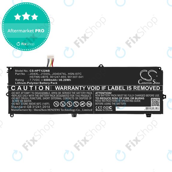 Baterie pentru HP Elite X2 1012 G2, 6000mAh, Li-Pol, 7.7V, JI04XL, HQ