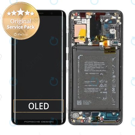 Huawei Mate 20 RS - Ecran LCD + Sticlă Tactilă + Ramă + Baterie (Black) - 02351XWW Genuine Service Pack