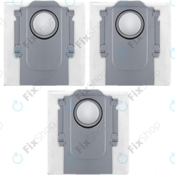 Sac de praf, 3 buc. pentru Xiaomi Roborock Qrevo Curv, Qrevo Edge, S8 MaxV Ultra, S8 Max Ultra, Saros 10, Saros 10R, QV-series