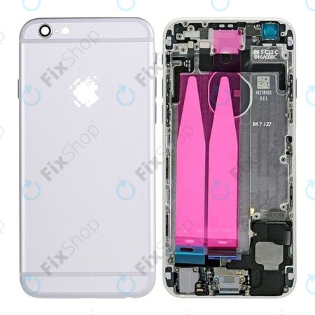 Apple iPhone 6 - Carcasă Spate cu Piese Mici (Silver)