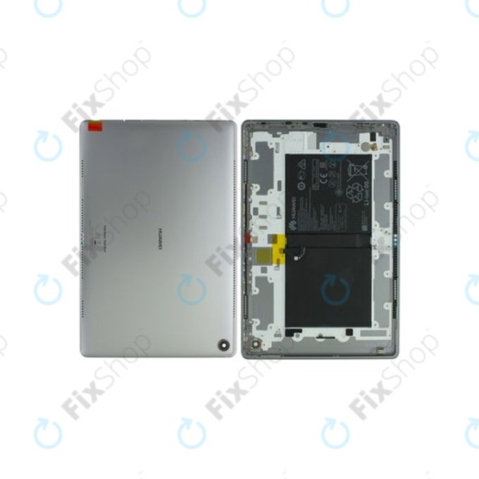 Huawei MediaPad M5 10.8 Wifi - Carcasă Baterie + Baterie (Space Grey) - 02351VTS