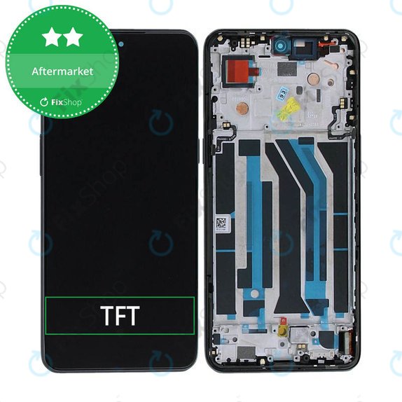 OnePlus 10T - Ecran LCD + Sticlă Tactilă + Ramă (Moonstone Black) TFT