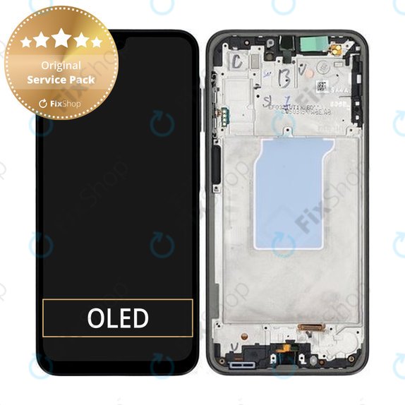 Samsung Galaxy A26 A266E - Ecran LCD + Sticlă Tactilă + Ramă (Black) - GH82-37049A Genuine Service Pack
