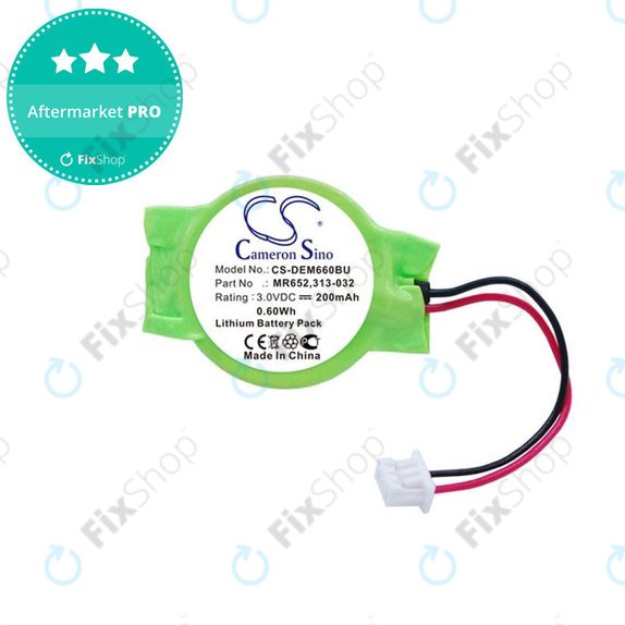 Baterie de rezervă pentru Dell Latitude E6320, 200mAh, Lithium, 3V, 077-A00, HQ