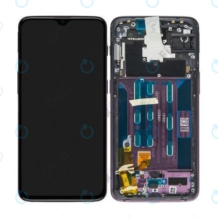OnePlus 6T -  Ecran LCD + Sticlă Tactilă + Ramă (Thunder Purple) - 2011100042