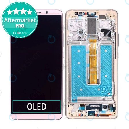 Huawei Mate 10 Pro - Ecran LCD + Sticlă Tactilă + Ramă (Pink Gold) OLED