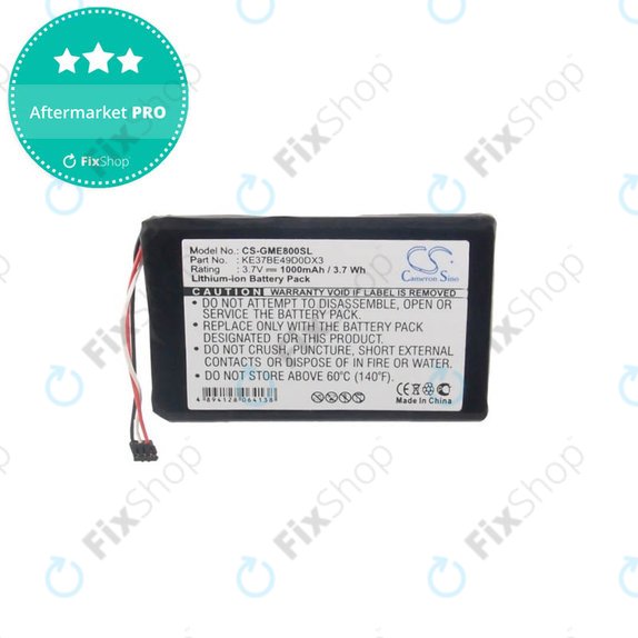 Garmin Edge 800, 810 - Baterie KE37BE49D0DX3 1000mAh HQ