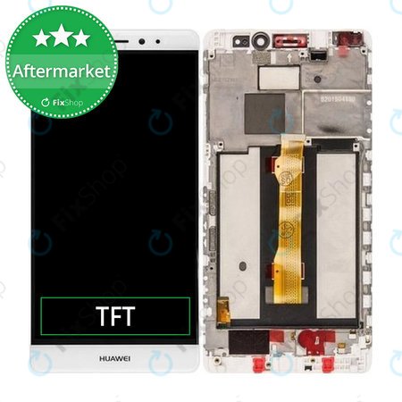 Huawei Mate S - Ecran LCD + Sticlă Tactilă + Ramă (White) TFT