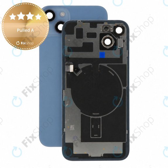 Sticlă carcasă spate pentru iPhone 14 Plus, Blue, Pulled A