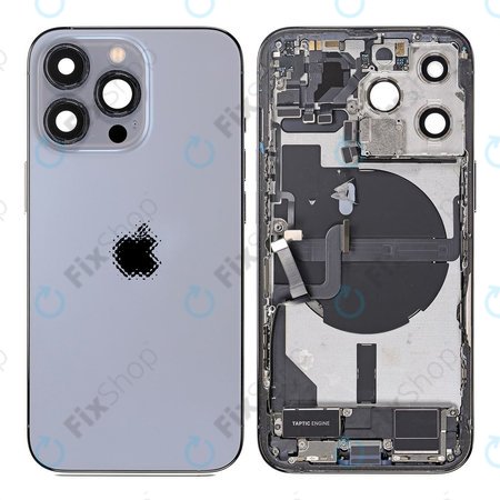 Apple iPhone 13 Pro - Carcasă Spate cu Piese Mici (Blue)