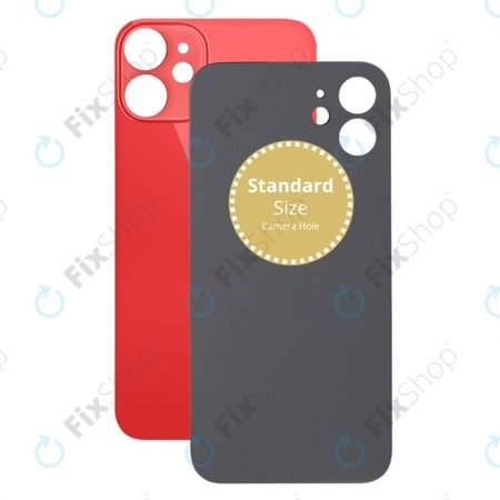 Apple iPhone 12 Mini - Sticlă Carcasă Spate (Red)