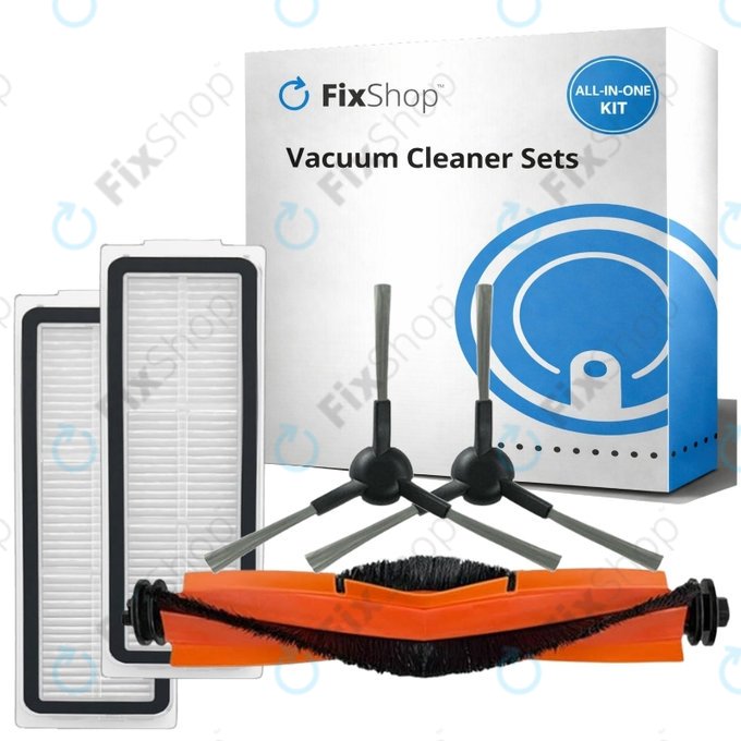 Set de piese de schimb pentru Xiaomi Robot Vacuum X20 Max, X20 Pro (1x Perie principală, 2x Filter, 2x Perie laterală)