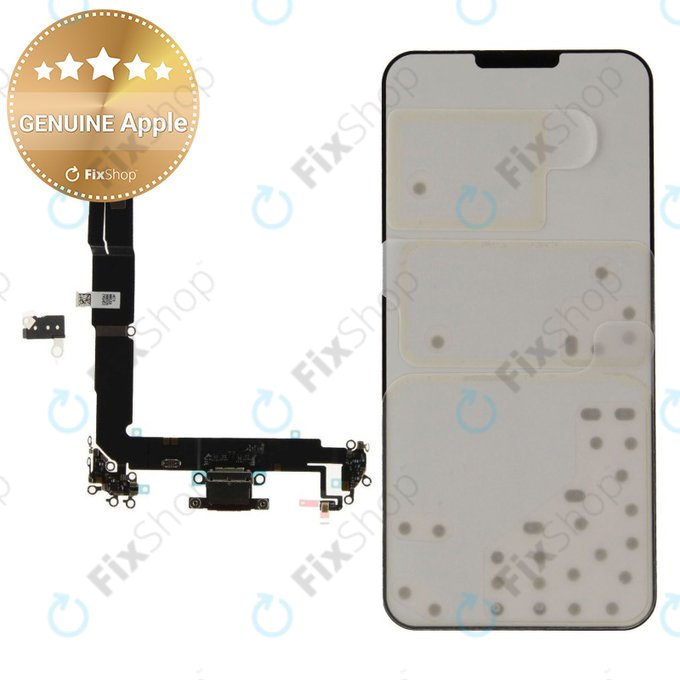 Conector de Încărcare + Cablu Flex pentru iPhone 16 Plus | Black | 923-11092 | Genuine Apple