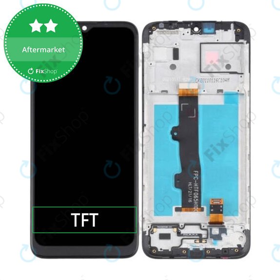 Motorola Moto E7 Power, E7i Power - Ecran LCD + Sticlă Tactilă + Ramă (Black) TFT