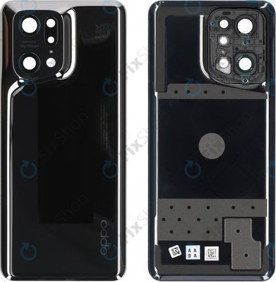Oppo Find X5 Pro - Carcasă Baterie (Glaze Black) - 4150045 Genuine Service Pack