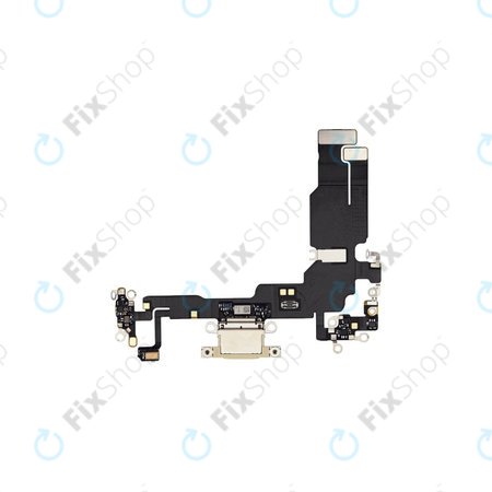 Apple iPhone 15 - Conector de Încărcare + Cablu Flex (Yellow)