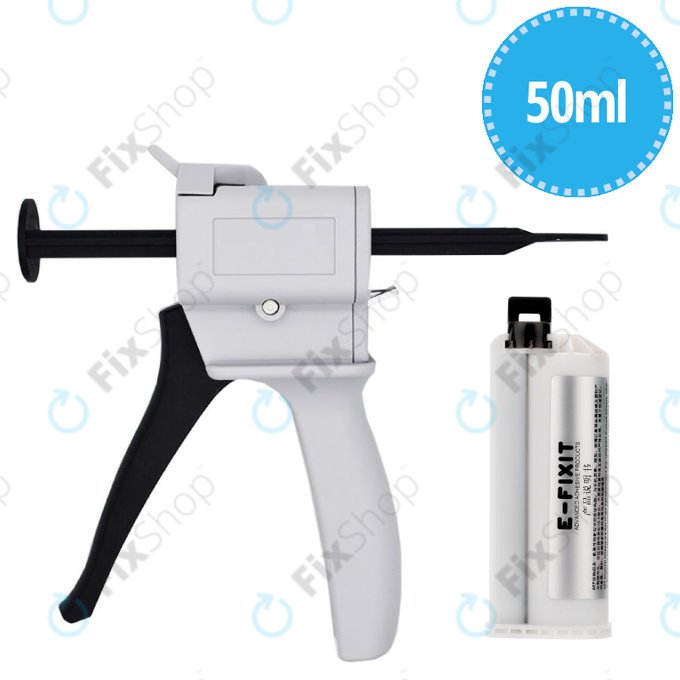 E-Fixit F14167 - AEF Lipici Structurale pentru Geamuri Spate, Lentile și Rame LCD + Pistol de Lipire