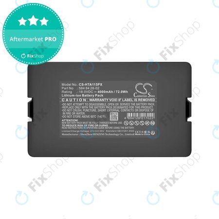 Baterie pentru Flymo Easilife 200, Gardena Automower 310, Husqvarna Automower 315X, 4000mAh, Li-Ion, 18.0V, 584 84 28-02, HQ