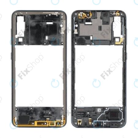 Samsung Galaxy A30s A307F - Ramă Mijlocie (Prism Crush Black) - GH98-44765A Genuine Service Pack