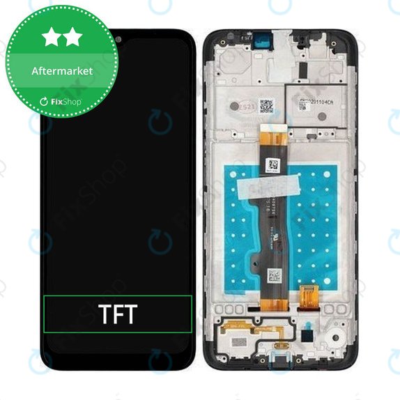 Motorola Moto E7 XT2095 - Ecran LCD + Sticlă Tactilă + Ramă (Mineral Gray) TFT