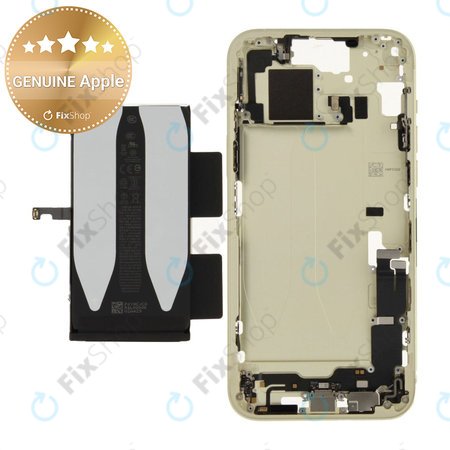 Ramă Mijlocie cu Baterie iPhone 15 Plus | Yellow | ZD076-00676 | Genuine Apple