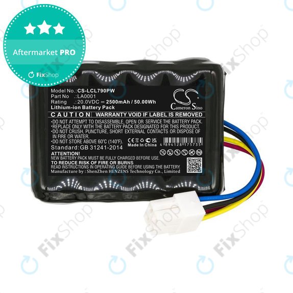 Baterie pentru Landxcape LX797, Ferrex 800m2 2021, 2500mAh, Li-Ion, 20V, LA0001, HQ
