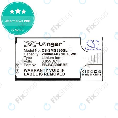 Baterie pentru Samsung Galaxy Xcover 4, 4S, 2800mAh, Li-Ion, 3.85V, EB-BG390BBE, HQ