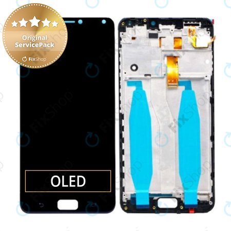 Asus Zenfone 4 Max ZC554KL (X00ID) - Ecran LCD + Sticlă Tactilă + Ramă (Deepsea Black) Genuine Service Pack