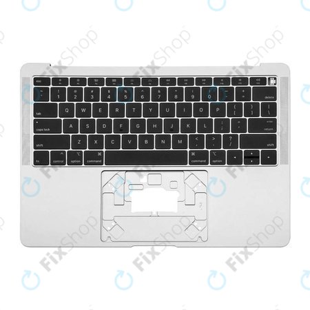 Apple MacBook Air 13" A1932 (2018 - 2019) - Superior Ramă Tastatură + Tastatură US (Silver)