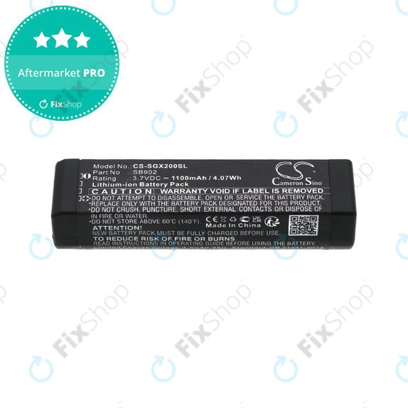 Baterie pentru Shure GLXD1, 2, MXW2, 1100mAh, Li-Ion, 3.7V, SB902, HQ
