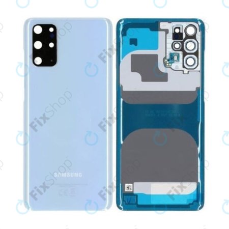 Samsung Galaxy S20 Plus G985F - Carcasă Baterie (Cloud Blue) - GH82-22032D, GH82-21634D Genuine Service Pack