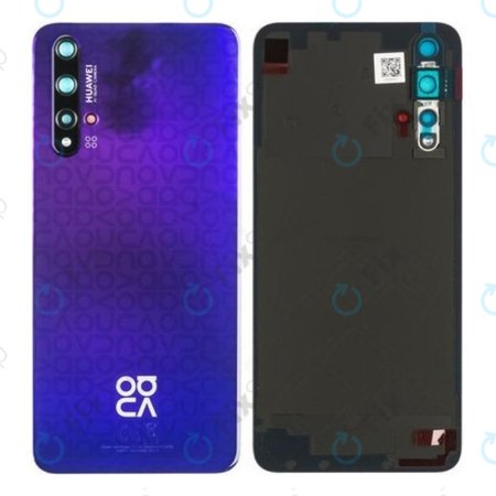 Huawei Nova 5T Yale-L61A - Carcasă Baterie (Midsummer Purple) - 02353EBK Genuine Service Pack