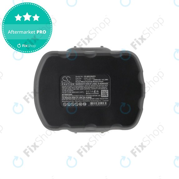 Baterie pentru Bosch 13614, 3000mAh, Ni-MH, 14.4V, 2 607 335 264, HQ