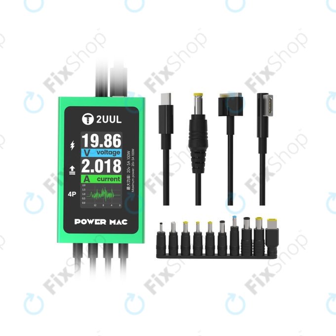 Cablu de alimentare pentru diagnosticare cu afișaj pentru laptopuri, 2UUL PW08