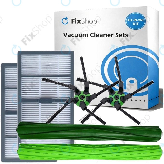Set de piese de schimb pentru iRobot Roomba S9, S9+ (1 pereche de perii principale, 2x Filter, 2x Perie laterală)