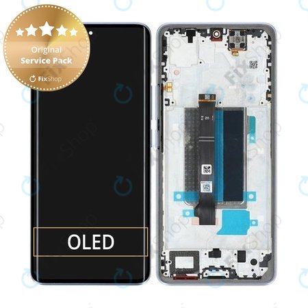 Xiaomi Redmi Note 13 Pro+ 23090RA98C - Ecran LCD + Sticlă Tactilă + Ramă (Aurora Purple) - 560003N16U00 Genuine Service Pack
