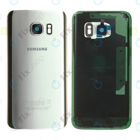 Samsung Galaxy S7 G930F - Carcasă Baterie (Silver) - GH82-11384B Genuine Service Pack