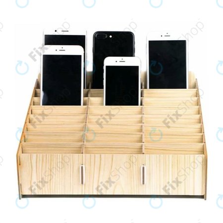 Stand de service pentru 24 de telefoane (din lemn)