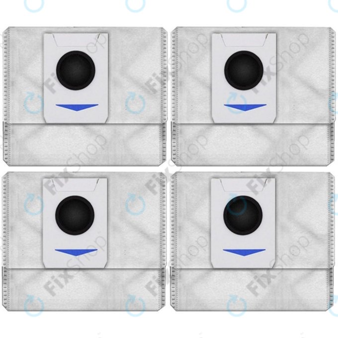Sac de praf, 4 buc., Antibacterian și eliminarea mirosurilor pentru Ecovacs Deebot T-series, X-series