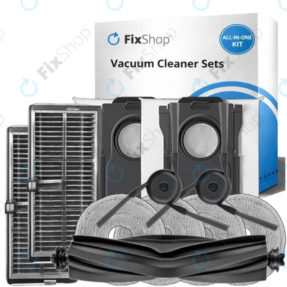 Set de piese de schimb pentru Mova P50 Ultra (1x Perie principală, 2x Filter, 2x Perie laterală, 4x Mop, 2x Sac de praf)