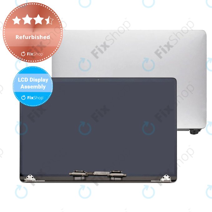Apple MacBook Pro 16" A2141 (2019) - Ecran LCD + Sticlă Frontală + Carcasă Spate (Silver) Refurbished