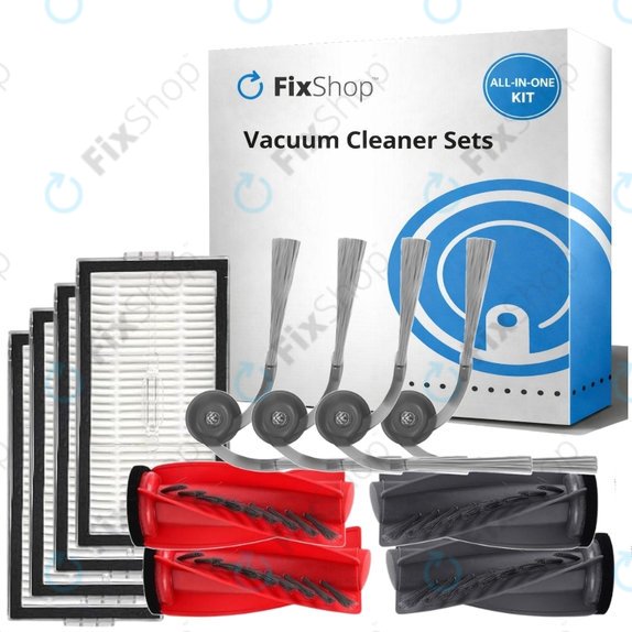 Set de piese de schimb pentru Roborock Qrevo Edge 2 Pro (2x Perie principală, 4x Filter, 4x Perie laterală)