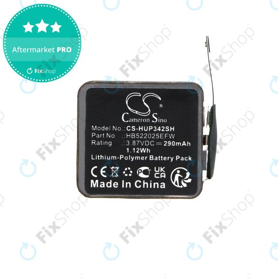 Baterie pentru Huawei Watch GT3 42mm, Watch GT3 Pro 42mm, 290mAh, Li-Pol, 3.87V, HB522025EFW, HQ