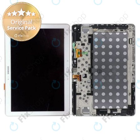 Samsung Galaxy Note Pro 12.2 P900 - Ecran LCD + Sticlă Tactilă + Ramă (White) - GH97-15510B Genuine Service Pack