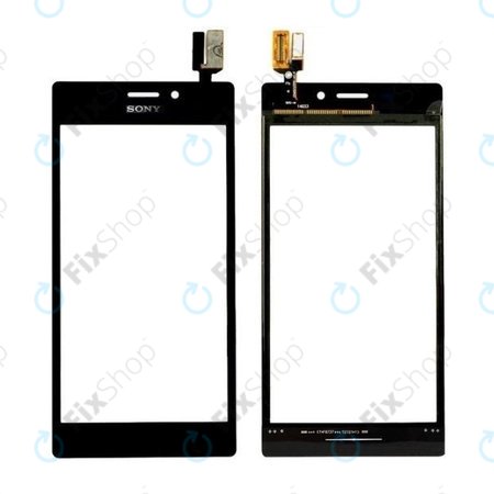 Sony Xperia M2 D2303 S50h - Sticlă Tactilă (Negru) - 78P7120001N-1